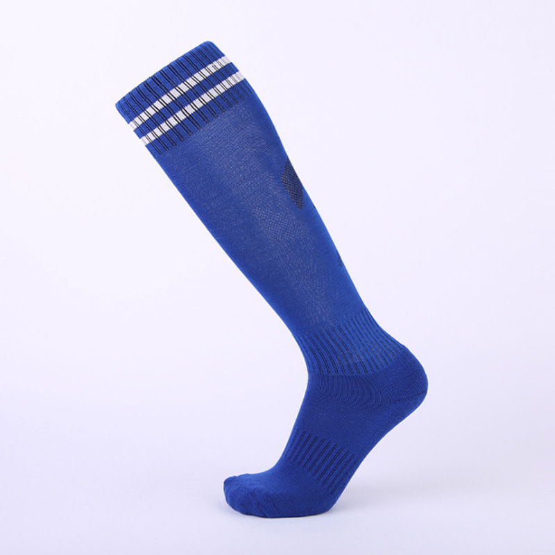 Non Slip Breathable Men Sports Socks Adult Professional Football Long-barreled Socks Moisture Wicking Socks 